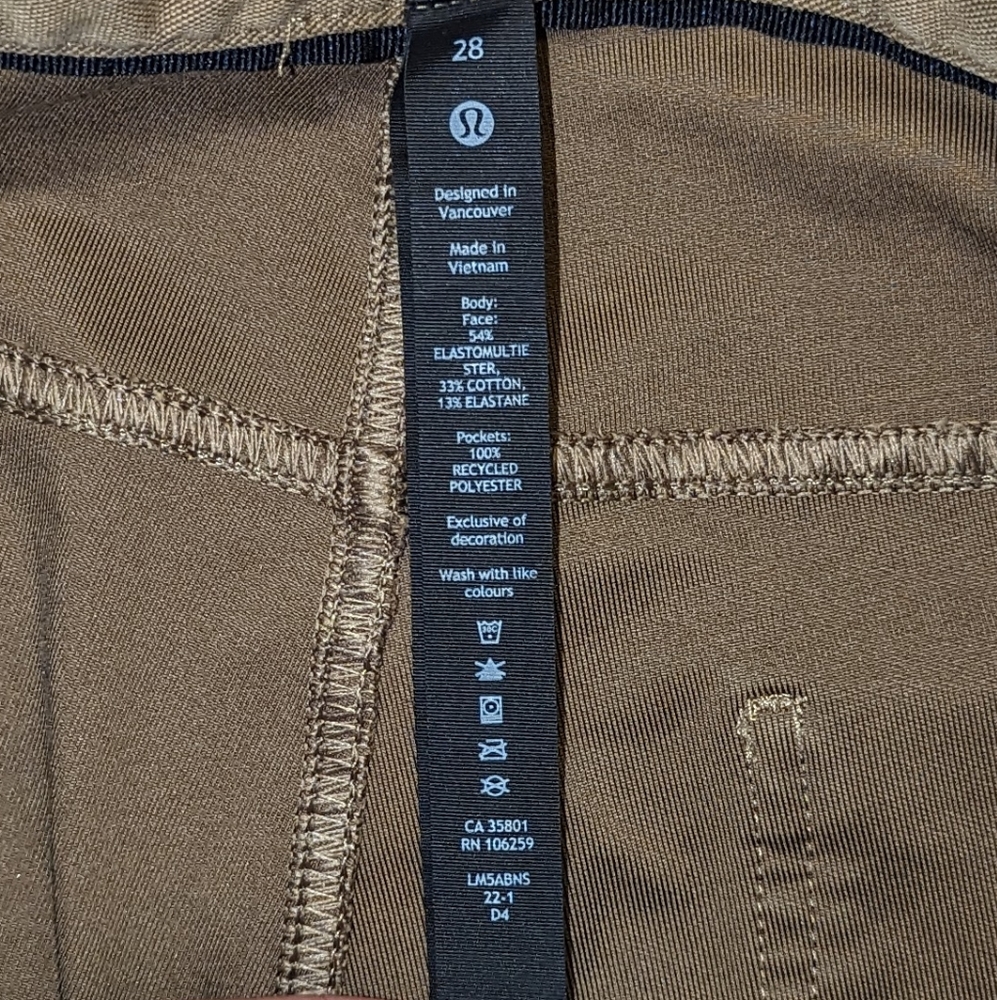 Lululemon Men's Slim Fit 5 Pocket Pant - Picture 6 of 6